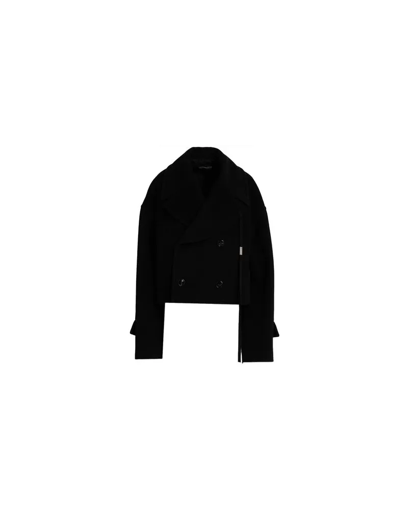 Ann Demeulemeester JACKEN & MÄNTEL - Mäntelauf YOOX.COM Schwarz