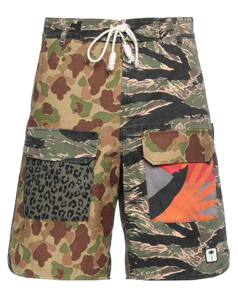 Palm Angels Shorts & Bermudashorts Militärgrün