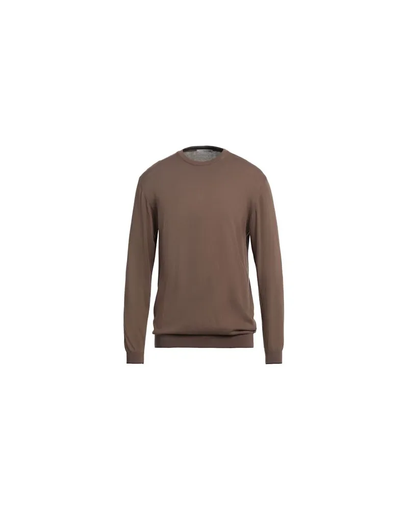 Daniele Alessandrini STRICKWAREN - Pulloverauf YOOX.COM Braun