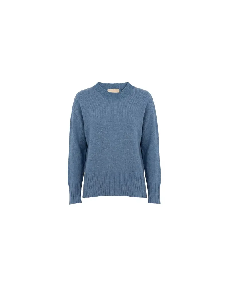 120% Lino STRICKWAREN - Pulloverauf YOOX.COM Taubenblau