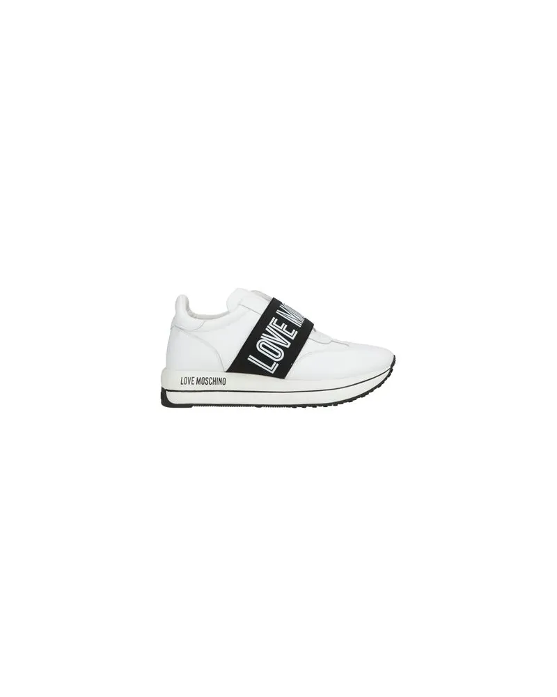 Moschino SCHUHE - Sneakersauf YOOX.COM Weiß