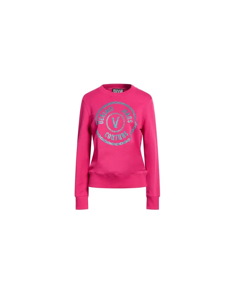 Versace Jeans TOPS - Sweatshirtsauf YOOX.COM Fuchsia