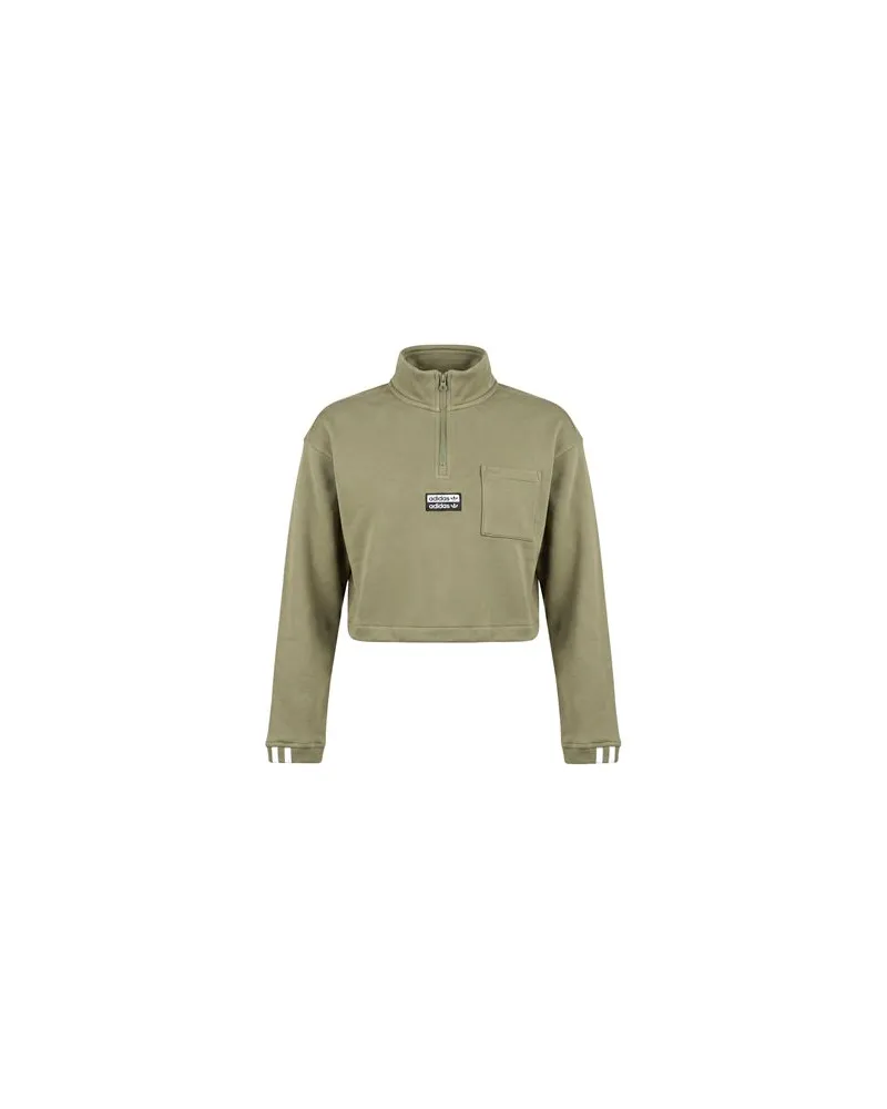adidas TOPS - Sweatshirtsauf YOOX.COM Militärgrün