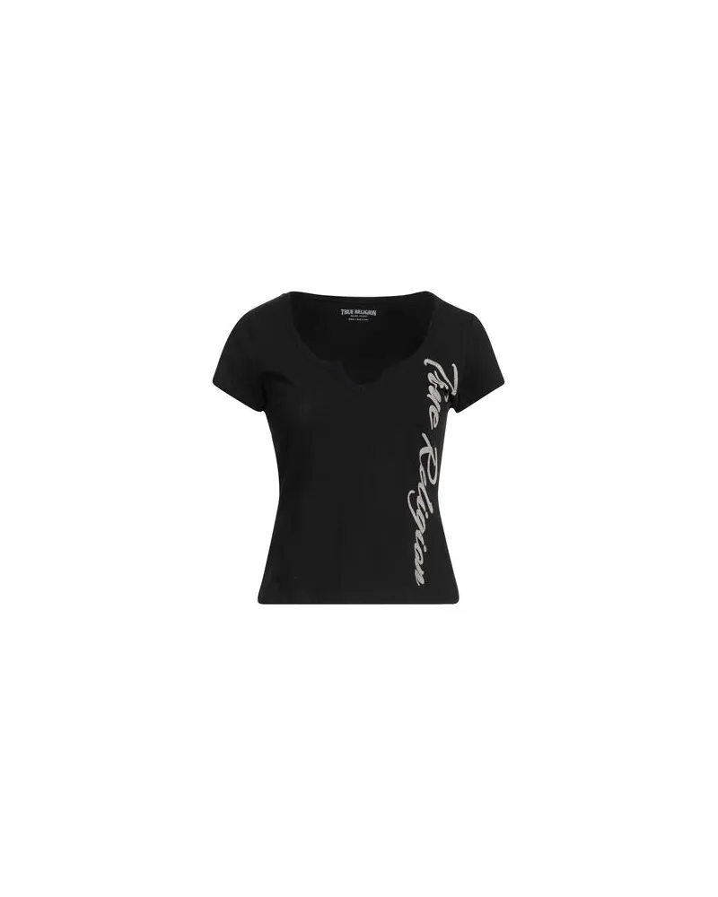 True Religion TOPS - T-shirtsauf YOOX.COM Schwarz