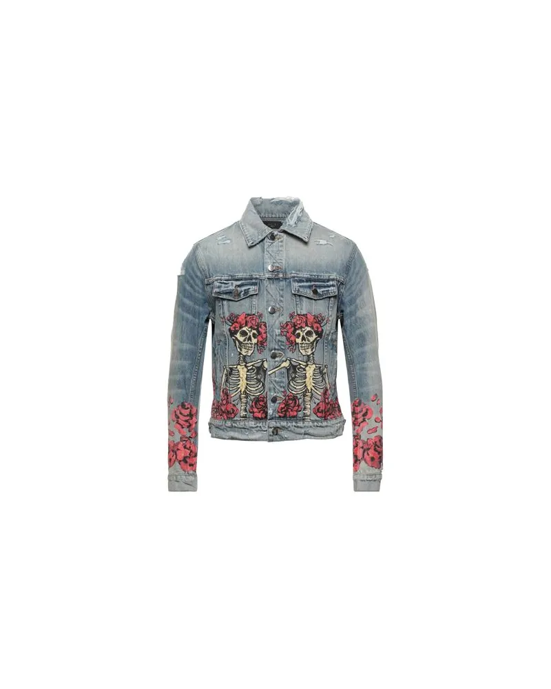 Amiri JACKEN & MÄNTEL - Jeansjacken/Mäntelauf YOOX.COM Blau