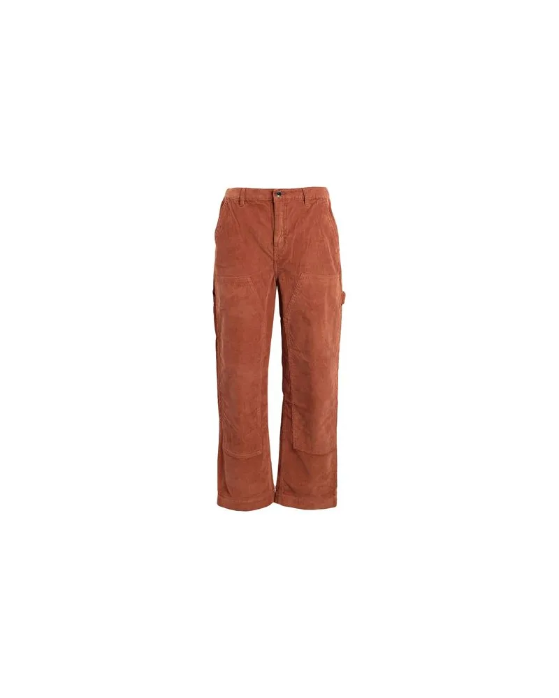 Vans HIGH ROAD GROUNDWORK CORD PANT  - HOSEN & RÖCKE - Hosenauf YOOX.COM Rostrot