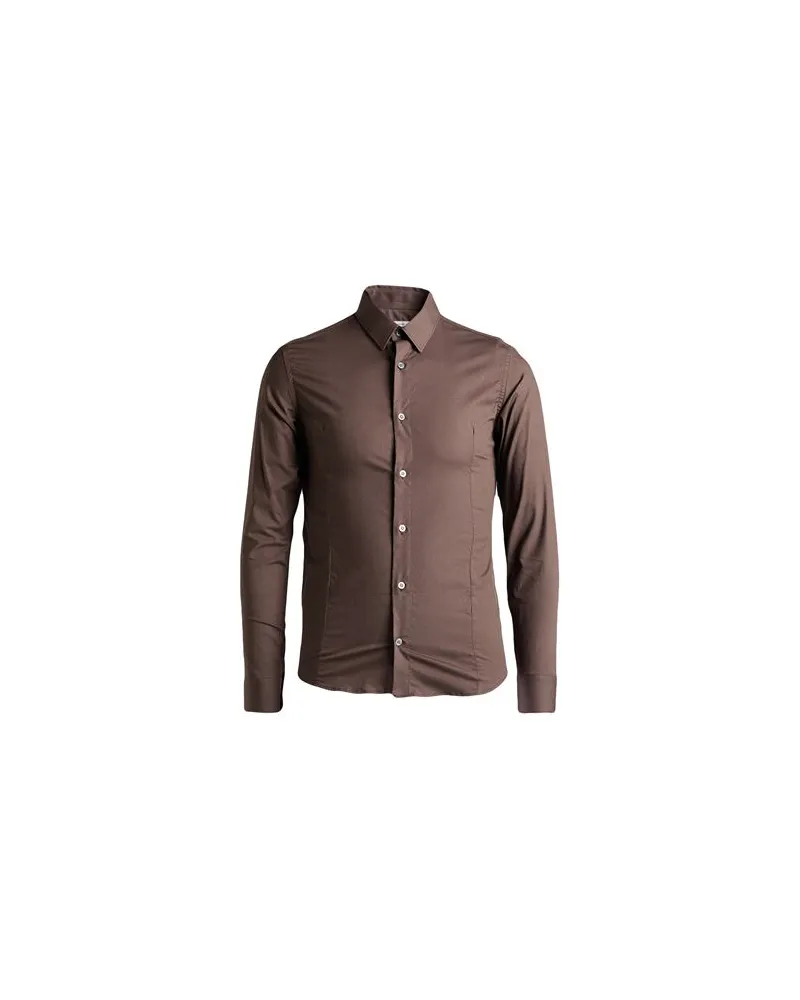 Daniele Alessandrini TOPS - Hemdenauf YOOX.COM Dunkelbraun