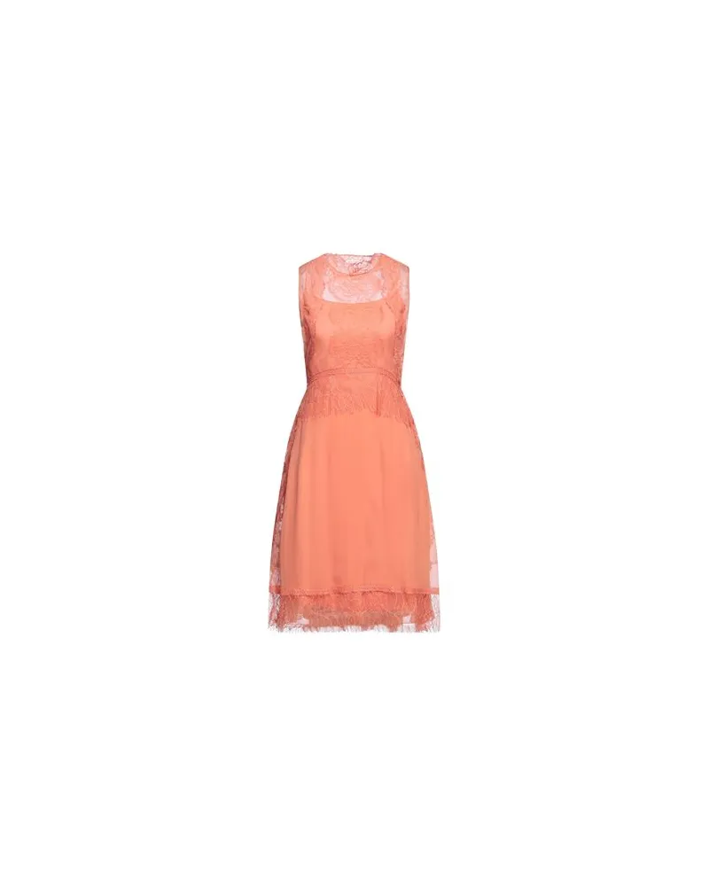 Alberta Ferretti KLEIDER - Midi-Kleiderauf YOOX.COM Lachs