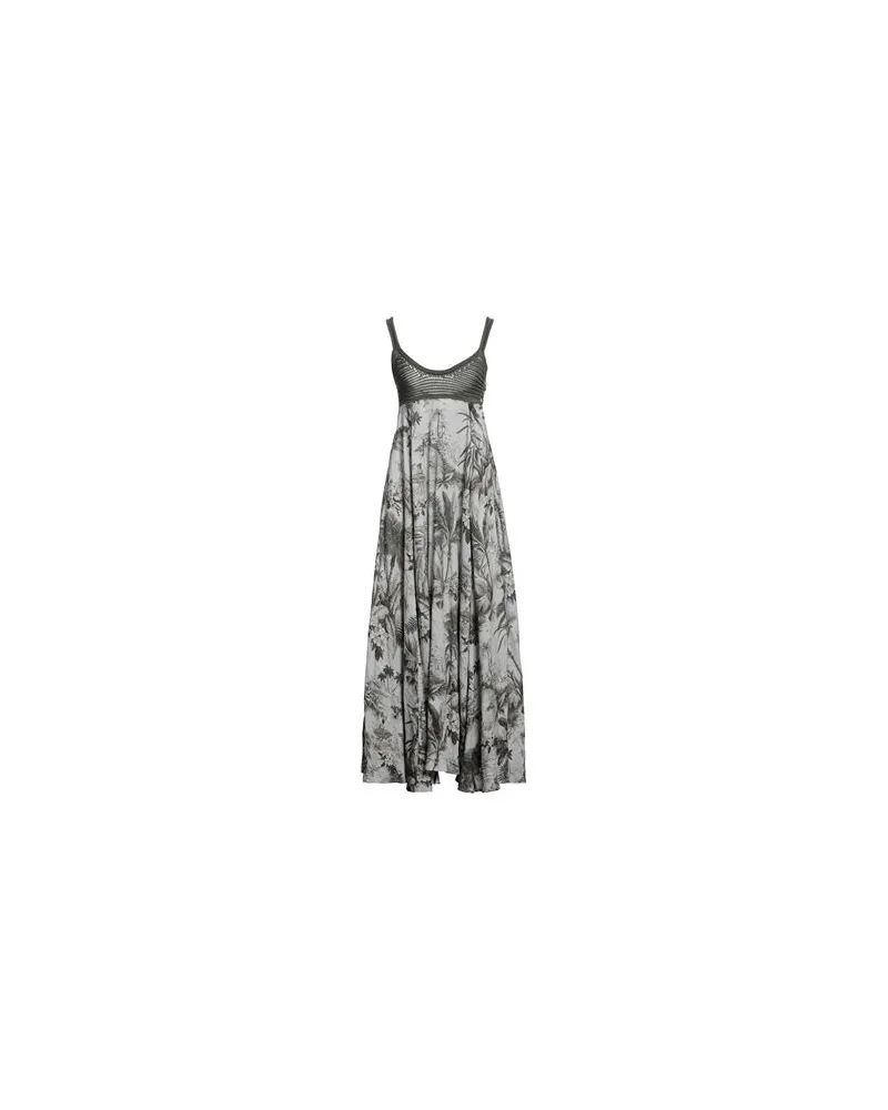 Alanui KLEIDER - Maxi-Kleiderauf YOOX.COM Militärgrün