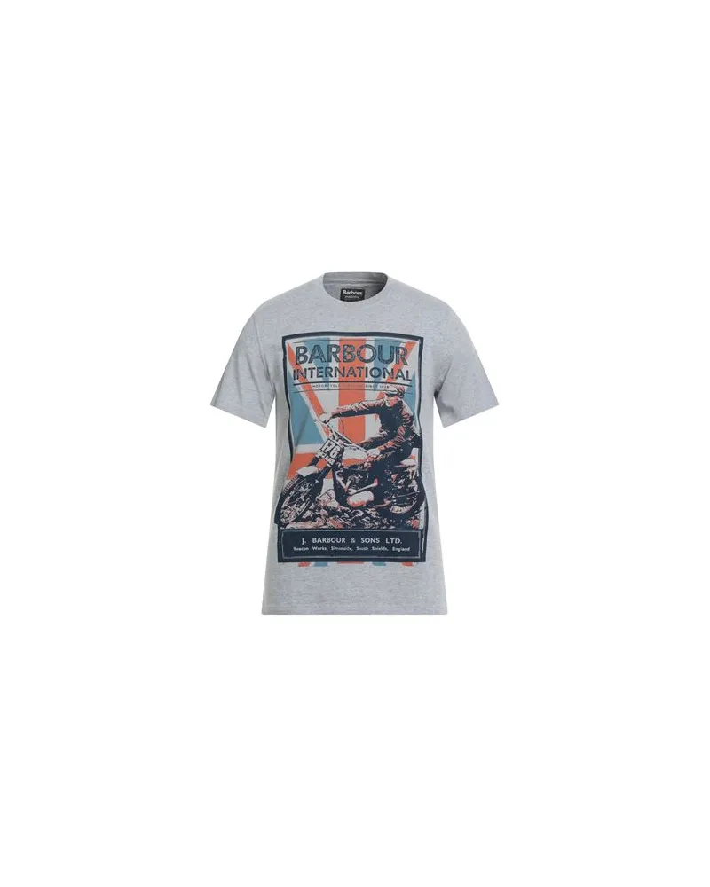 Barbour INTERNATIONAL - TOPS - T-shirtsauf YOOX.COM Hellgrau