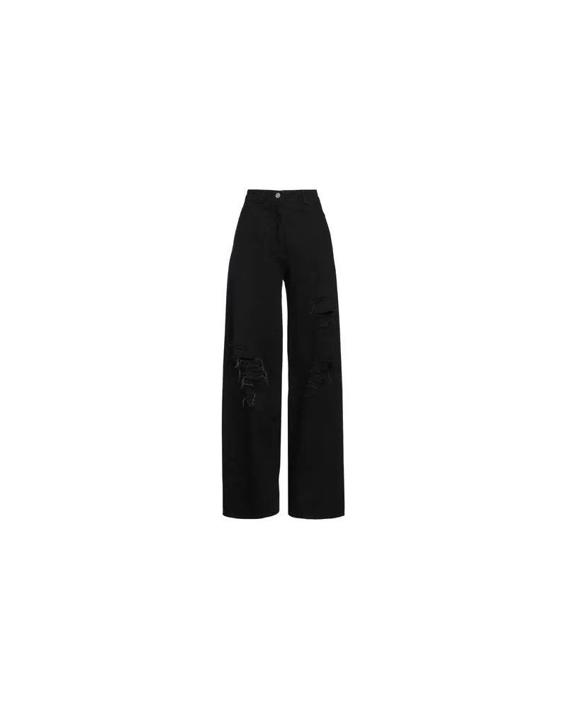 Isabel Benenato HOSEN & RÖCKE - Jeanshosenauf YOOX.COM Schwarz