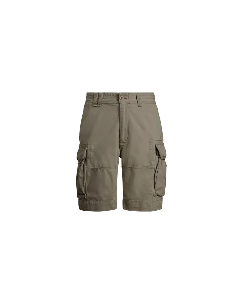 Ralph Lauren 10.5-INCH CLASSIC FIT TWILL CARGO SHORT  - HOSEN & RÖCKE - Shorts & Bermudashortsauf YOOX.COM Maulwurfsgrau