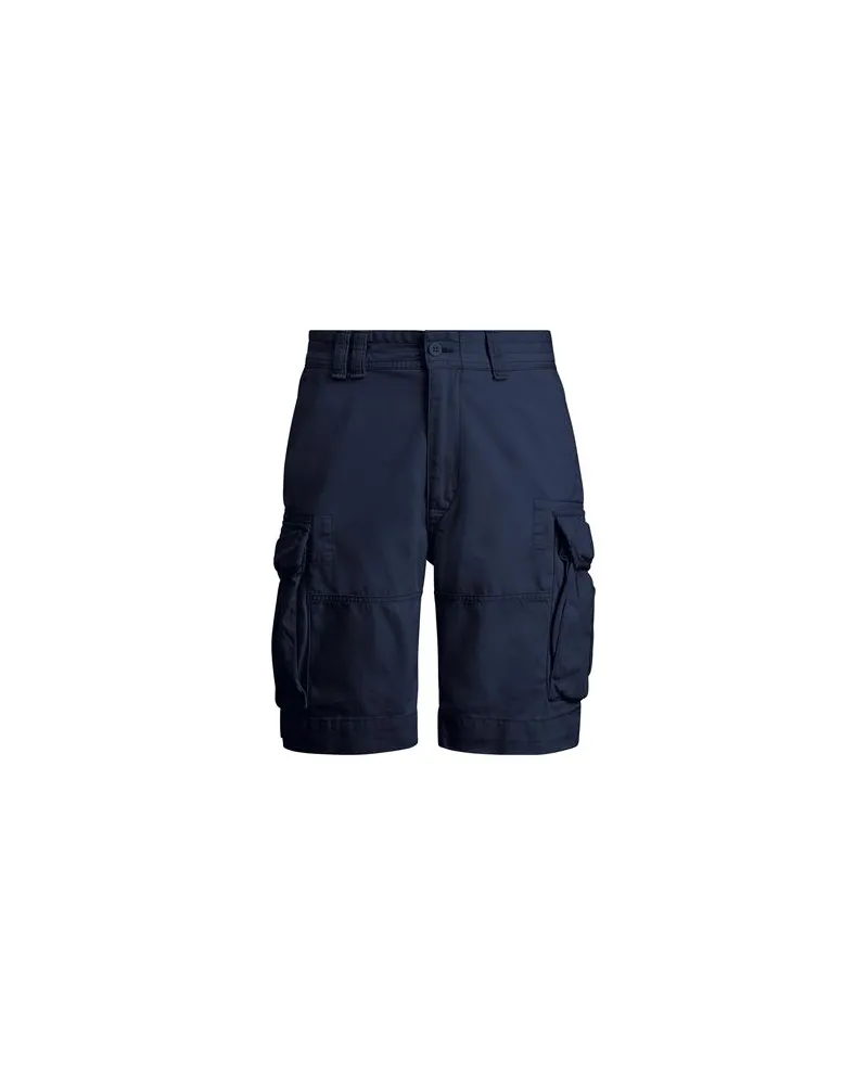 Ralph Lauren 10.5-INCH CLASSIC FIT TWILL CARGO SHORT  - HOSEN & RÖCKE - Shorts & Bermudashortsauf YOOX.COM Marineblau