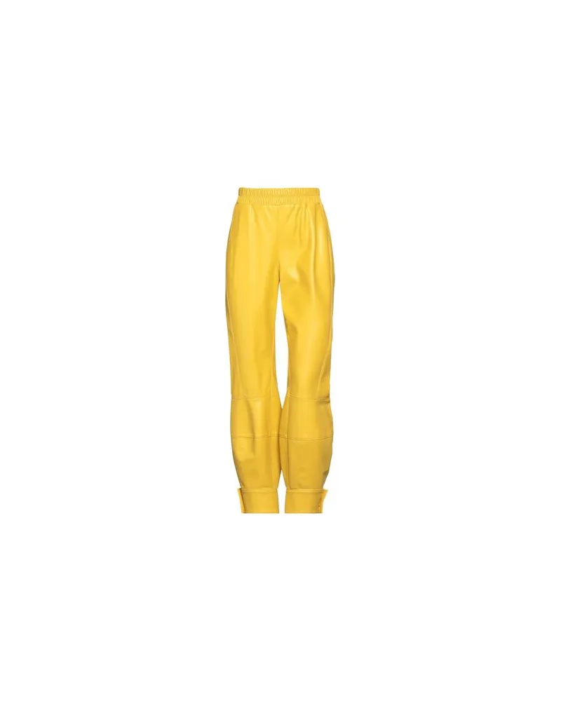BCBGMAXAZRIA HOSEN & RÖCKE - Hosenauf YOOX.COM Gelb