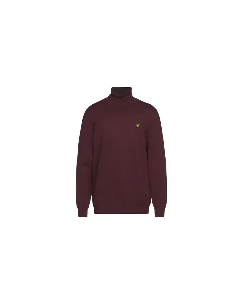Lyle & Scott STRICKWAREN - Rollkragenpulloverauf YOOX.COM Bordeaux