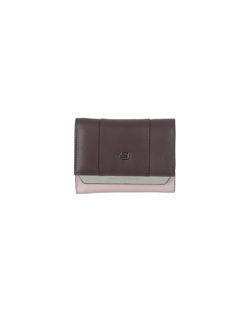 Piquadro Kleinlederwaren - Brieftaschenauf YOOX.COM Dunkelbraun