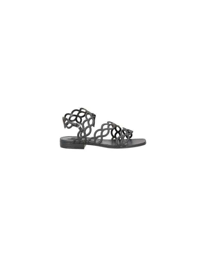 Sergio Rossi SCHUHE - Sandalenauf YOOX.COM Schwarz