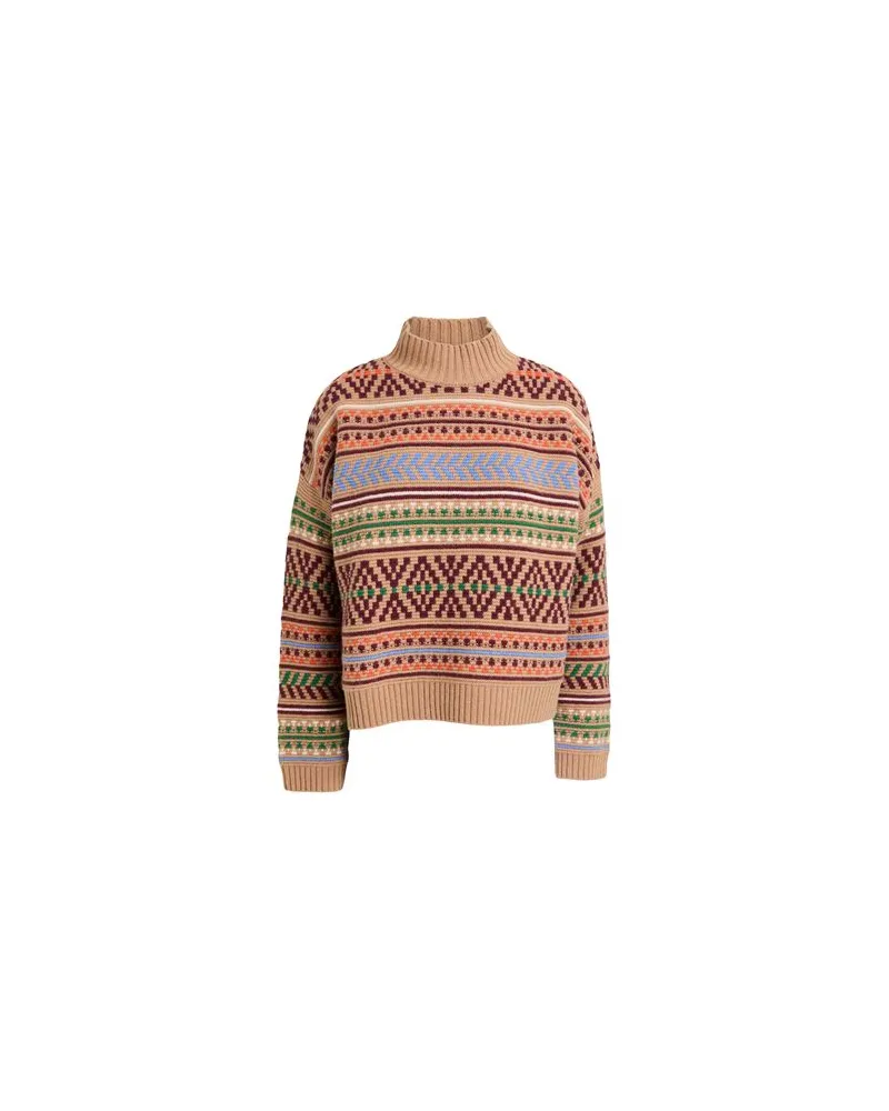Max Mara STRICKWAREN - Rollkragenpulloverauf YOOX.COM Sand