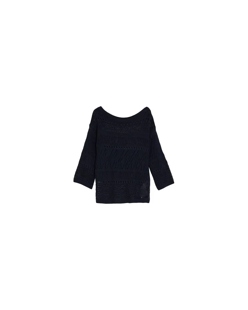 Luisa Spagnoli STRICKWAREN - Pulloverauf YOOX.COM Marineblau