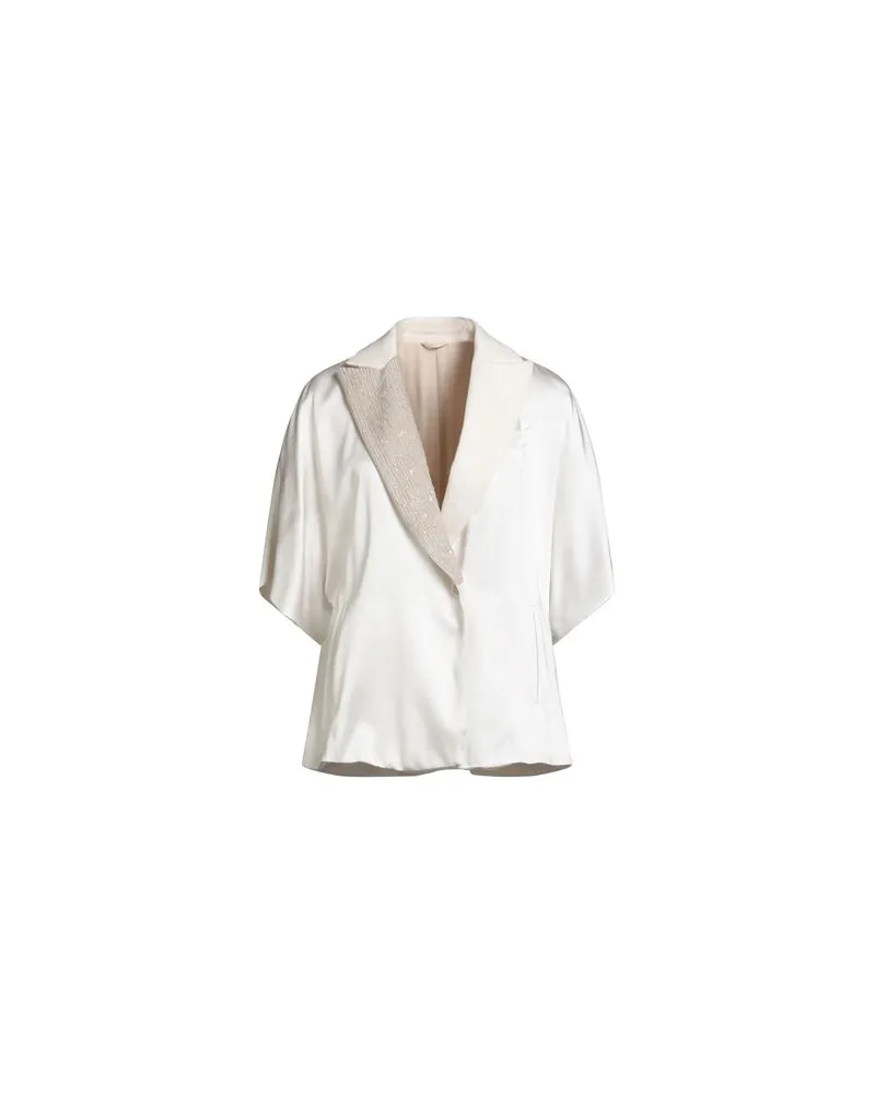 Brunello Cucinelli ANZÜGE und CO-ORDS - Blazersauf YOOX.COM Elfenbein