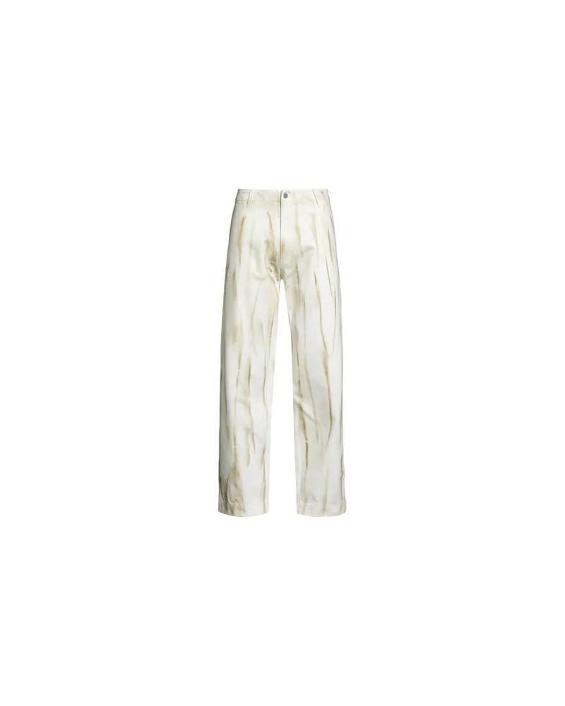 Emporio Armani HOSEN & RÖCKE - Jeanshosenauf YOOX.COM Elfenbein