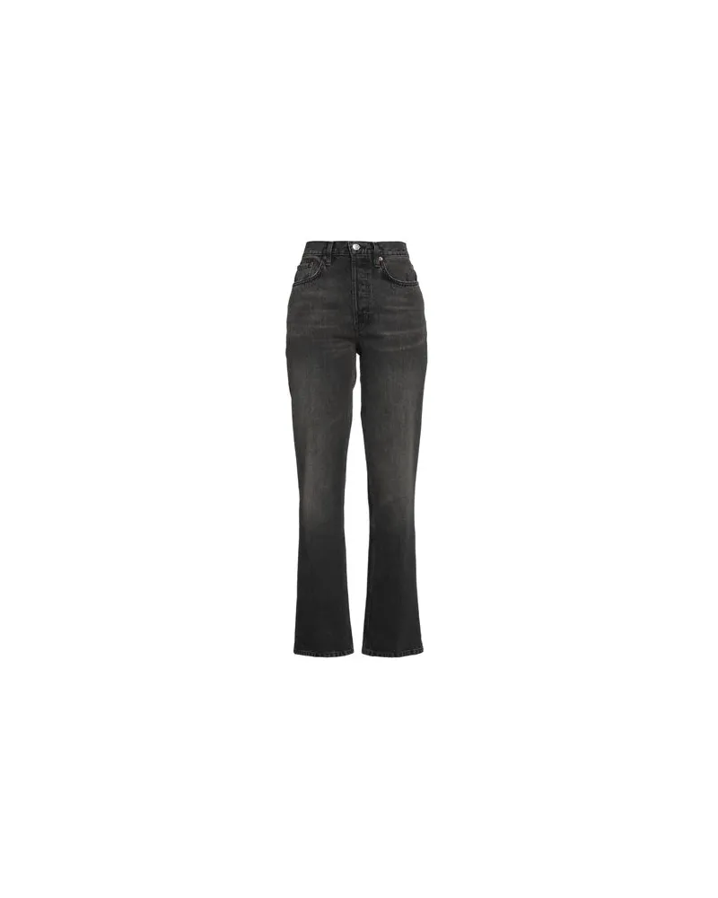RE/DONE HOSEN & RÖCKE - Jeanshosenauf YOOX.COM Schwarz