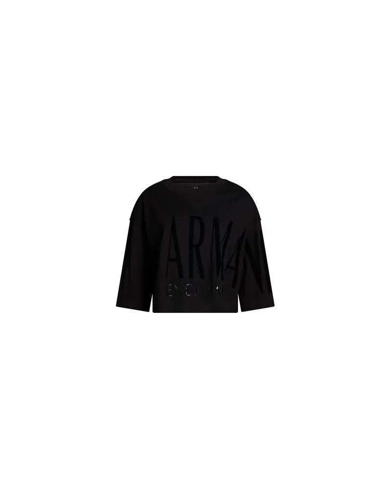 Armani Exchange TOPS - T-shirtsauf YOOX.COM Schwarz