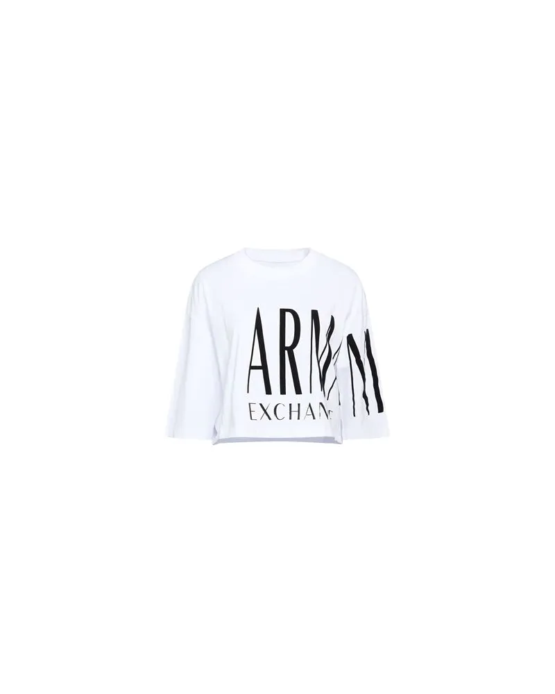 Armani Exchange TOPS - T-shirtsauf YOOX.COM Weiß