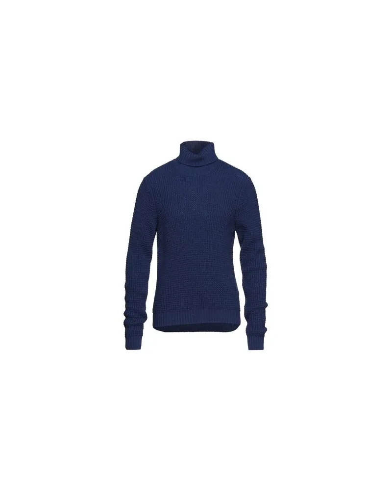 Manuel Ritz STRICKWAREN - Rollkragenpulloverauf YOOX.COM Blau