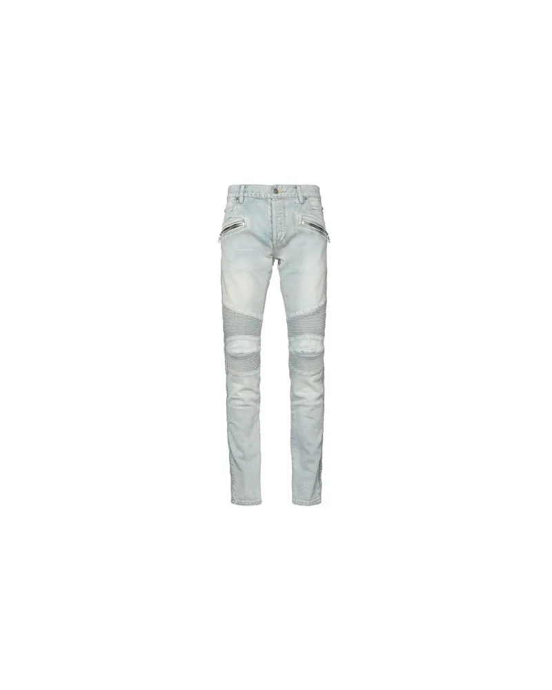 Balmain HOSEN & RÖCKE - Jeanshosenauf YOOX.COM Blau