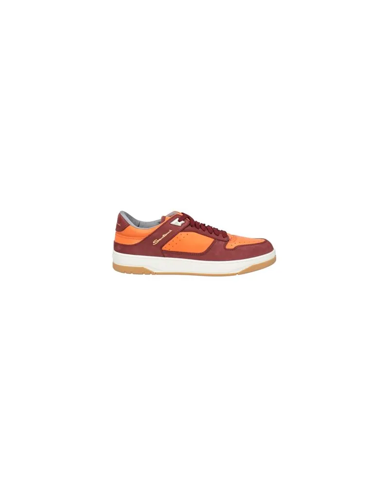 Santoni SCHUHE - Sneakersauf YOOX.COM Ziegelrot