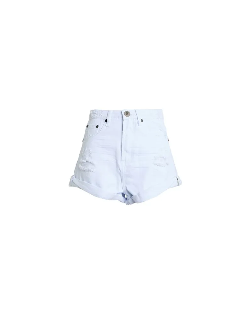 One Teaspoon HOSEN & RÖCKE - Jeansshortsauf YOOX.COM Himmelblau