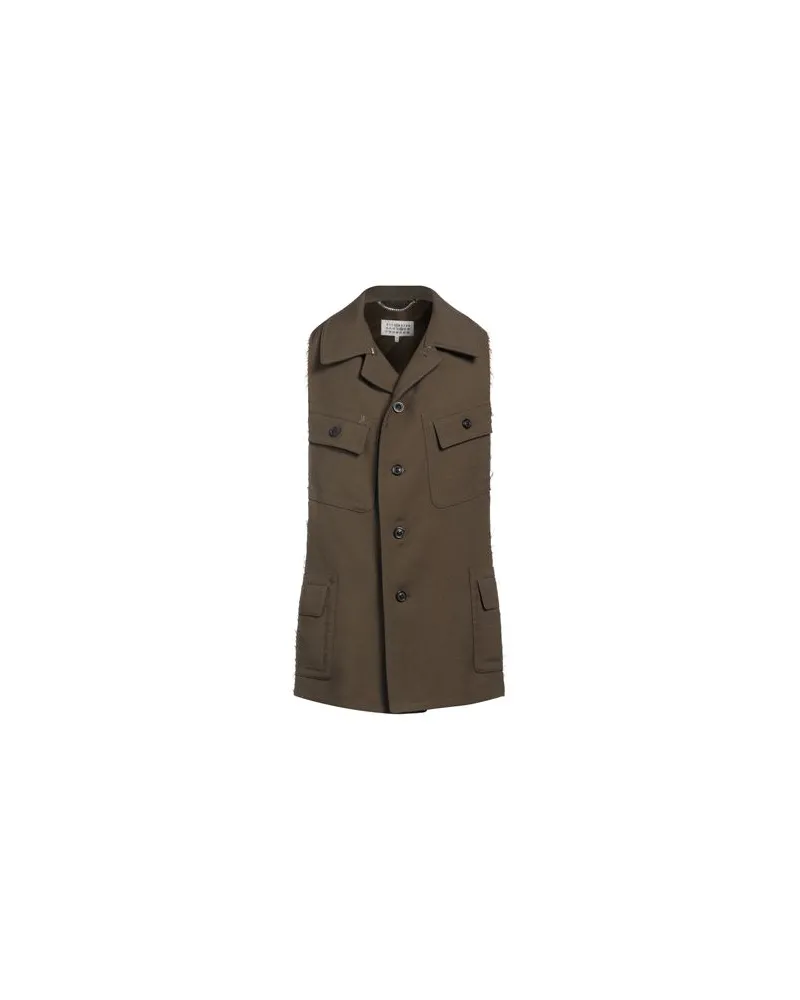 Maison Margiela ANZÜGE und CO-ORDS - Couture-Westenauf YOOX.COM Militärgrün