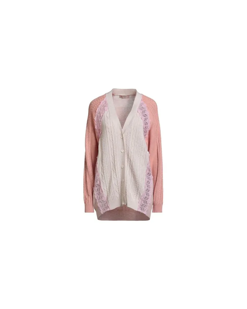 Twin-Set STRICKWAREN - Strickjackenauf YOOX.COM Beige