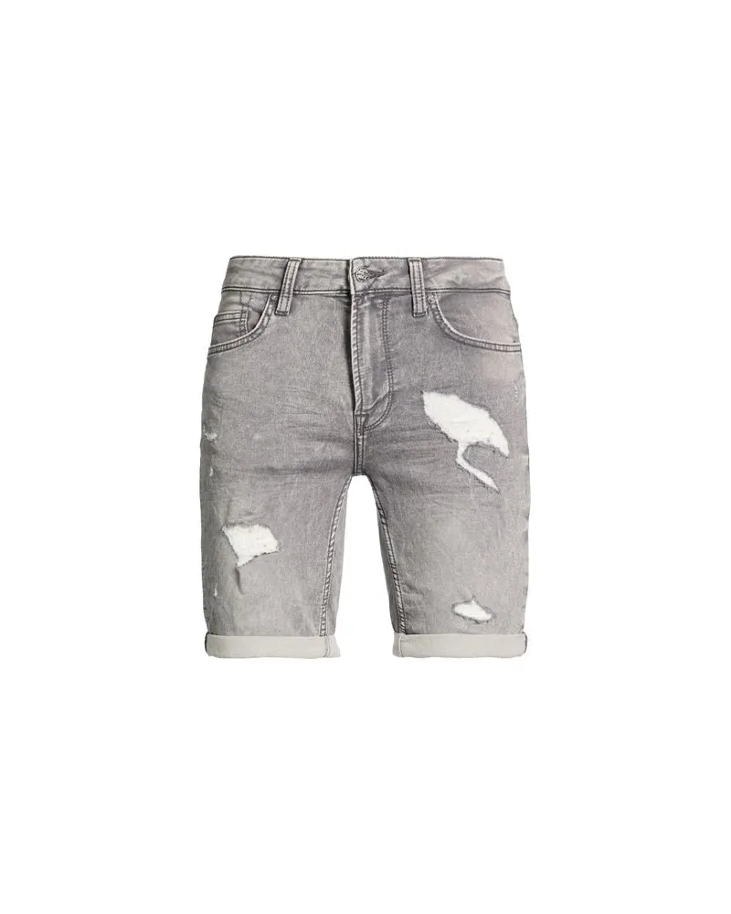 Only & Sons HOSEN & RÖCKE - Jeansshortsauf YOOX.COM Grau