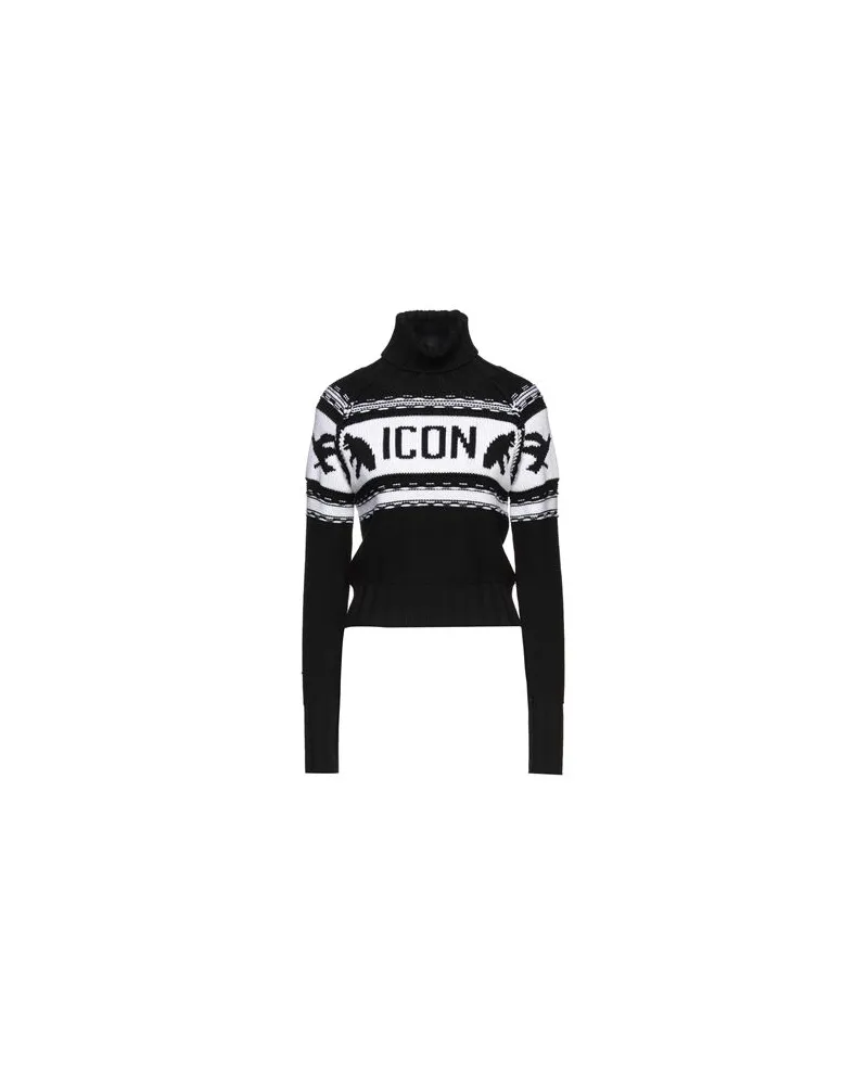 Dsquared2 STRICKWAREN - Rollkragenpulloverauf YOOX.COM Schwarz