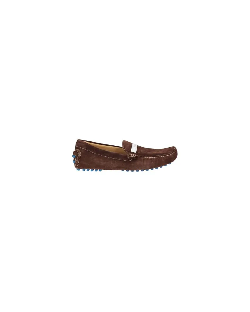 Versace Jeans SCHUHE - Mokassinsauf YOOX.COM Dunkelbraun