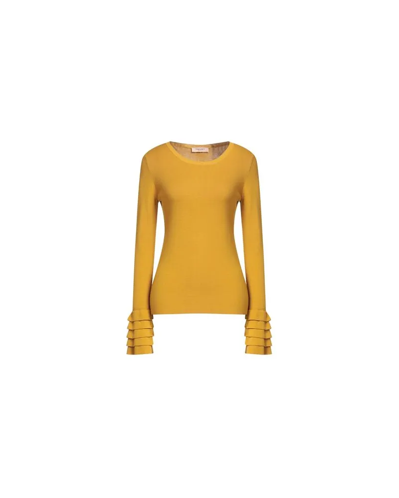 Twin-Set STRICKWAREN - Pulloverauf YOOX.COM Senf