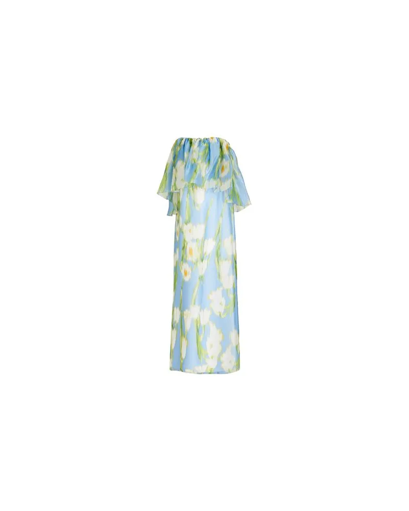 Carolina Herrera New York KLEIDER - Maxi-Kleiderauf YOOX.COM Himmelblau