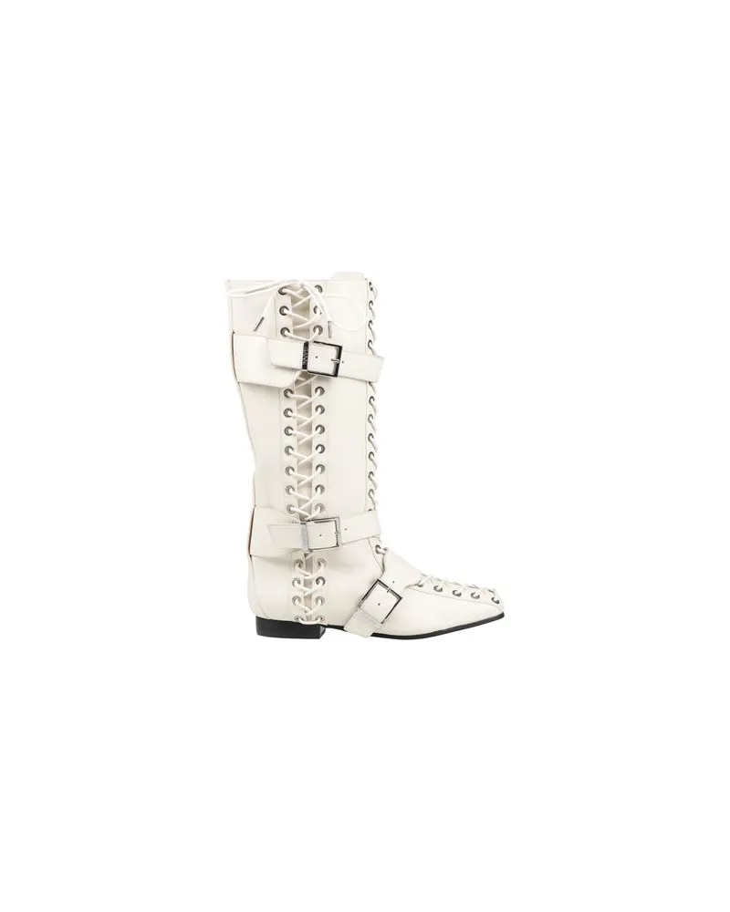 Ganni SCHUHE - Stiefelauf YOOX.COM Elfenbein