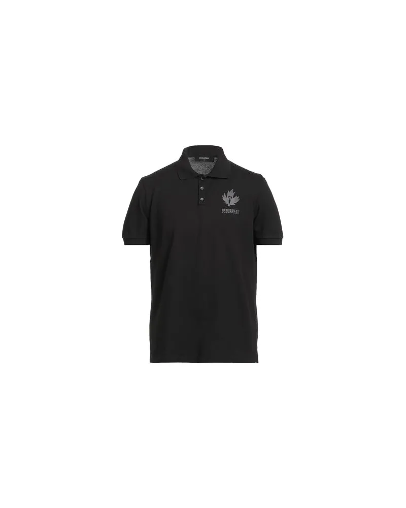 Dsquared2 TOPS - Poloshirtsauf YOOX.COM Schwarz