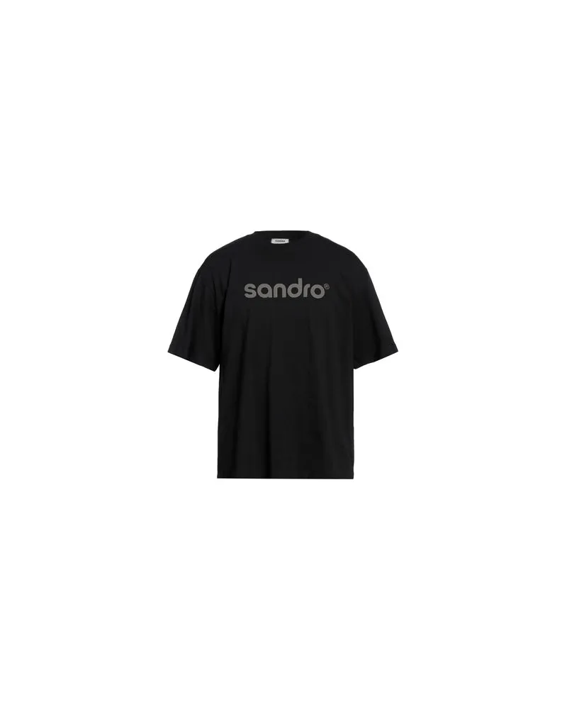 Sandro TOPS - T-shirtsauf YOOX.COM Schwarz