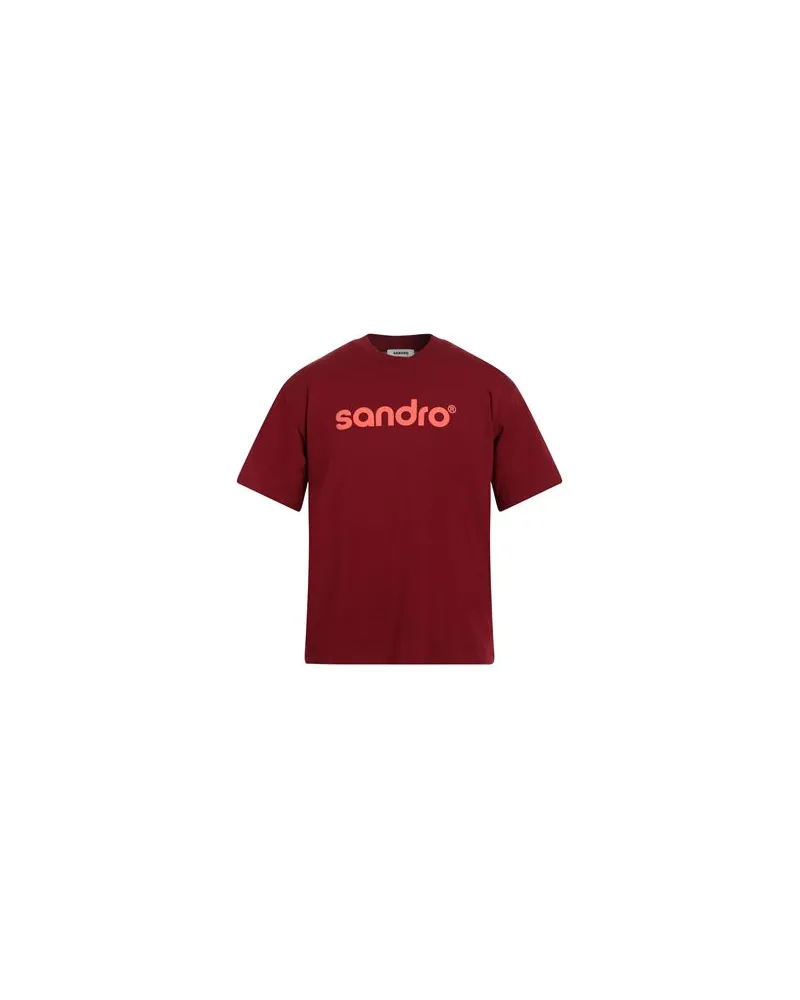 Sandro TOPS - T-shirtsauf YOOX.COM Bordeaux