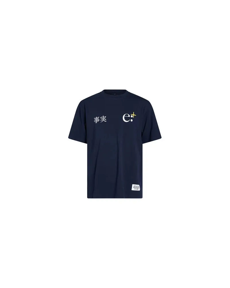 Edwin Jeans TOPS - T-shirtsauf YOOX.COM Marineblau