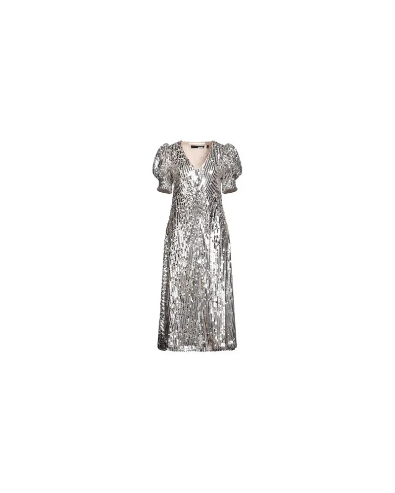 ROTATE Birger Christensen KLEIDER - Midi-Kleiderauf YOOX.COM Silber