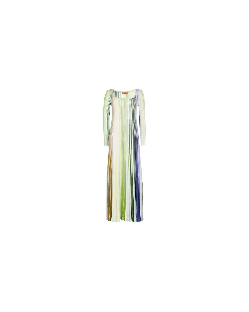 Missoni KLEIDER - Maxi-Kleiderauf YOOX.COM Limettengrün