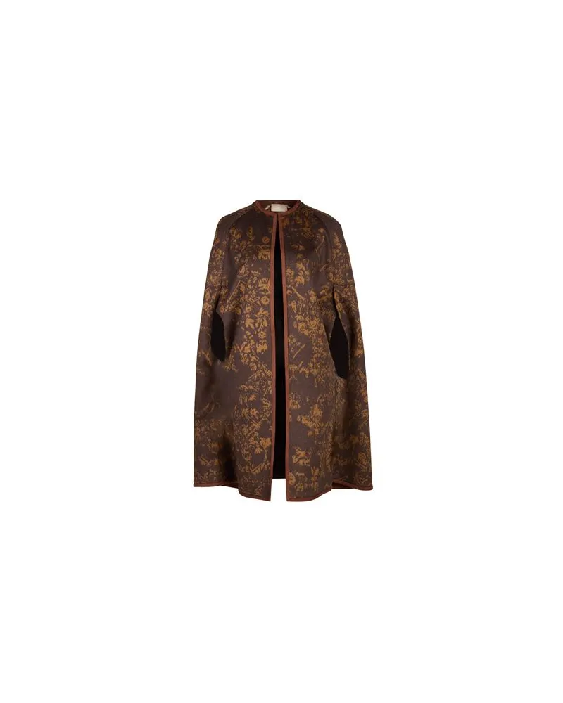 Drumohr  JACKEN & MÄNTEL - Capesauf YOOX.COM Dunkelbraun