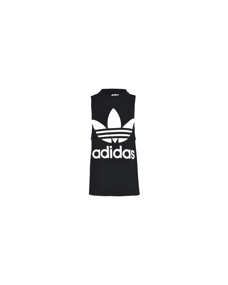 adidas TREFOIL TANK   - TOPS - Topsauf YOOX.COM Schwarz