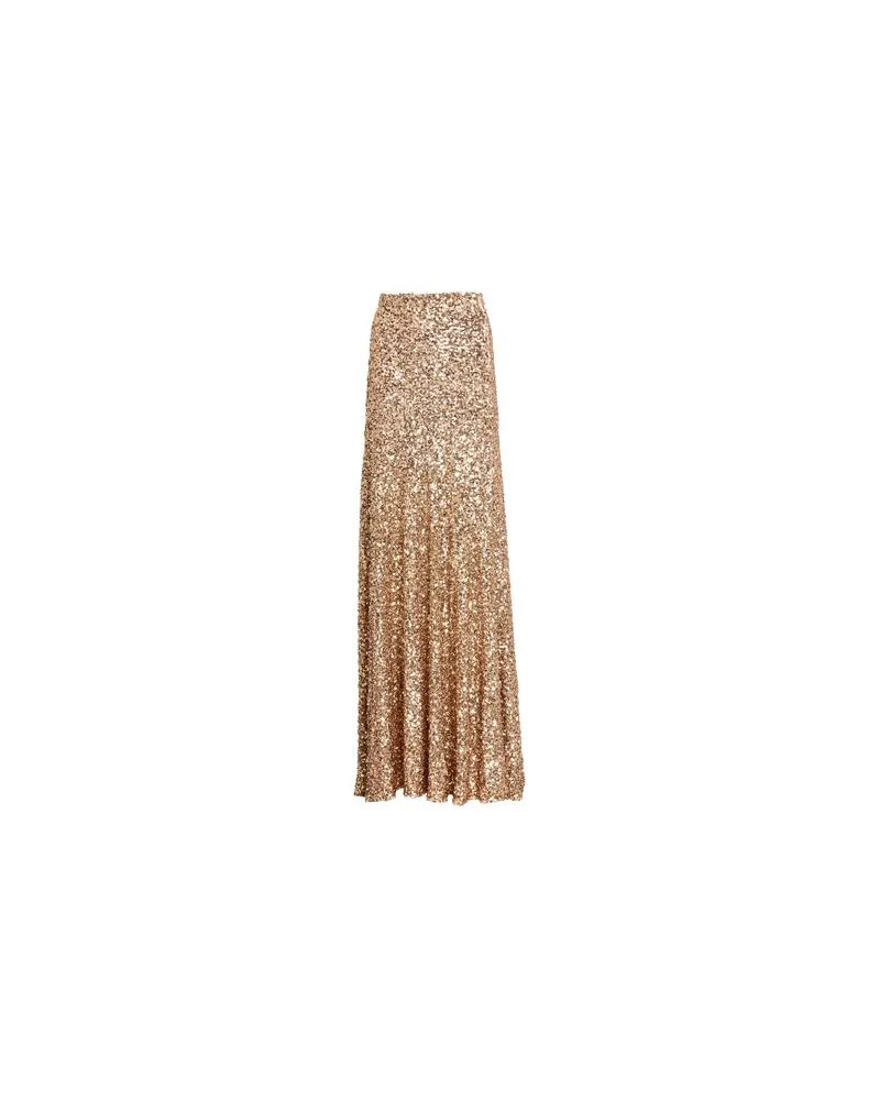 Elisabetta Franchi RED CARPET - HOSEN & RÖCKE - Maxi-Röckeauf YOOX.COM Platin