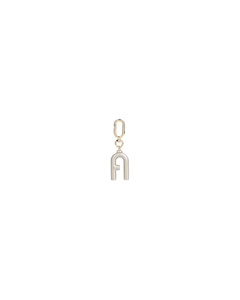 Furla 1927 SMALL ARCH CHARM  - Kleinlederwaren - Schlüsselanhängerauf YOOX.COM Hellgrau